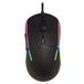 SPYCO Action MO-102, ergonomische high-performance gamingmuis, PMW 3360 chipset, 12.000 DPI, onderzoeksfrequentie 1000 Hz, RGB-licht, gewicht 96 g, 6 programmeerbare toetsen, paracorddraad