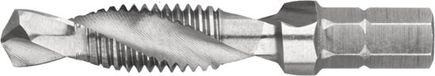 Rotec HSS Combi-boortap-bit 1/4" M4 x 0,7