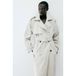 Mango trenchcoat met ceintuur - ecru