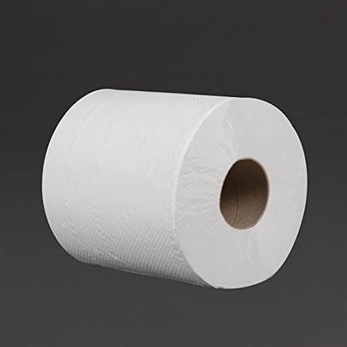 Jantex Centrefeed handdoekrollen wit 6 rollen