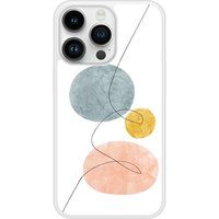Apple Siliconen hoesje compatibel met iPhone 14 Pro One line blauw
