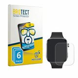 BROTECT - Screenprotector voor Xiaomi Redmi Watch 6 - Folie Beschermfolie transparant 6 Stuks