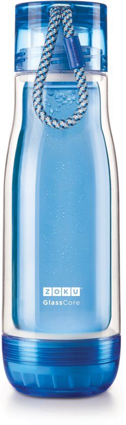 Zoku Drinkbeker Hydration Everyday 0.47L Blauw