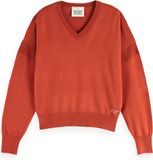 Scotch & Soda V-hals sweater van viscose en polyamide voor dames, maat XS