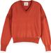 Scotch & Soda V-hals sweater van viscose en polyamide voor dames, maat XS
