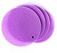 Unyqoos® Set de quatre sous-verres en silicone pour une protection résistante à la chaleur