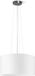 Home Sweet Home hanglamp Bling - verlichtingspendel Hover inclusief lampenkap - lampenkap 50/50/25cm - pendel lengte 100 cm - geschikt voor E27 LED lamp - wit