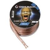 Oehlbach Luidsprekerkabel - 10 meter - Transparant