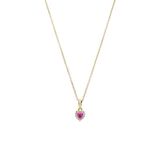 Lucardi Kinder Kinderketting met hanger - Ketting - 925 Zilver - Zilverkleurig - 40 cm