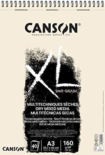 Canson XL® Sand Grain - Tekenblok - A3 - 160 g/m² - 40 vellen