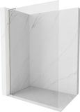 Mexen Kioto-X L paroi de douche Walk-in 70 x 200 cm, transparent 10 mm, nickel brossé