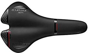 Selle San Marco Unisex – Aspide Carbon FX zadel, zwart/zwart, L2