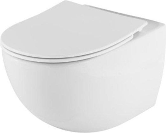 Pressalit Zano Slim closetzitting met softclose en lift-off wit