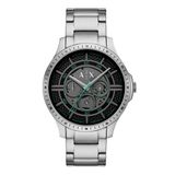 Armani Exchange Heren Horloge - Zilverkleurig