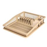 Urban Living Sonoma Vaatwasrek met dienblad, 38,5 x 31 x 8 cm, dune