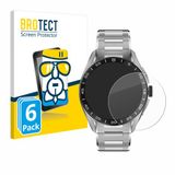 BROTECT Screenprotector 6 Stuks voor TAG Heuer Connected Calibre E4 (45 mm) Transparant