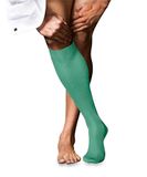 FALKE No. 10 Pure Fil d´Écosse Kniekousen Heren Groen Maat 43-44