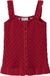 NAME IT NKFJYTTI SL KNIT TOP - Meisjes - Blouses - Maat 116 - Katoen - Gebloemd - Rood