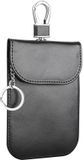 Techsuit - RFID Anti-Theft (AF2) - for Cards & Keys, PU Leather, EMF Blocker - Black
