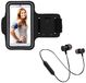 Sportset Samsung Galaxy Fold Sportset (Bluetooth metaal hoofdtelefoon + armband) Running T8 (zwart)