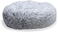 Beeztees Siba Orthopedische Hondenmand Donut Fluffy Grijs 60x60x25 cm
