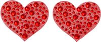 Leg Avenue Amore Nipple Jewel Stickers Red