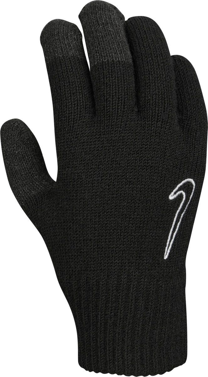 Nike Knitted Tech and Grip Sporthandschoenen Kids - Maat L/XL - Zwart