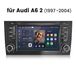 Hexinex Android 15 autoradio pour Audi A6 2 (1997-2004), 7 pouces, processeur 4 cœurs, 2 Go RAM + 32 Go stockage, Wi-Fi, Bluetooth, Android Auto sans fil, GPS