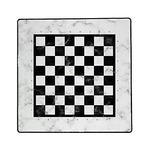Immersion Spielmatte Schach Marmor weiss 40x40cm (Spiel-Zubehör)