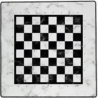 Immersion Spielmatte Schach Marmor weiss 40x40cm (Spiel-Zubehör)