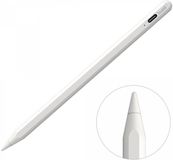 Buddi Flow Universele Actieve Stylus Pen met USB-C Poort - Kantelgevoelig - Magnetisch - Geschikt Voor o.a. Tekenen - Extra Tip - Geschikt voor Tablet, Telefoon en iPad - Wit