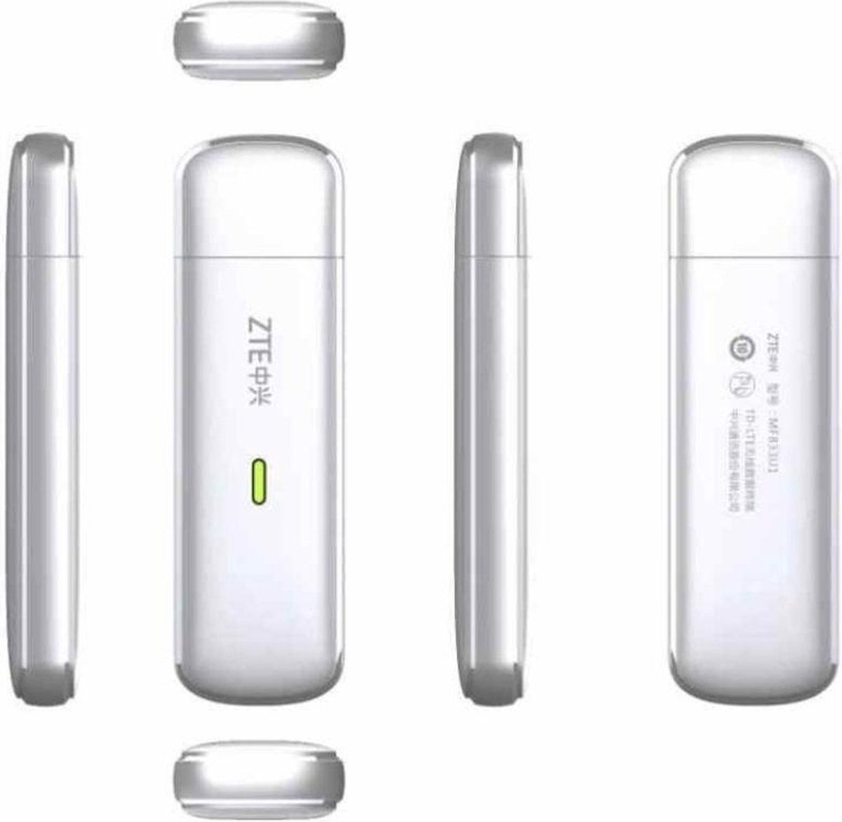 ZTE MF833U1 4G-surfstick 150 MBit/s - Wit