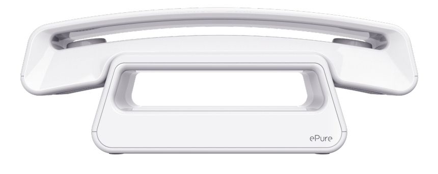 Alcatel E-pure Iconic Dect huistelefoon wit