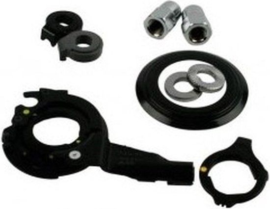 Shimano Montuurset 7r45 Staal Zwart 9 Delig