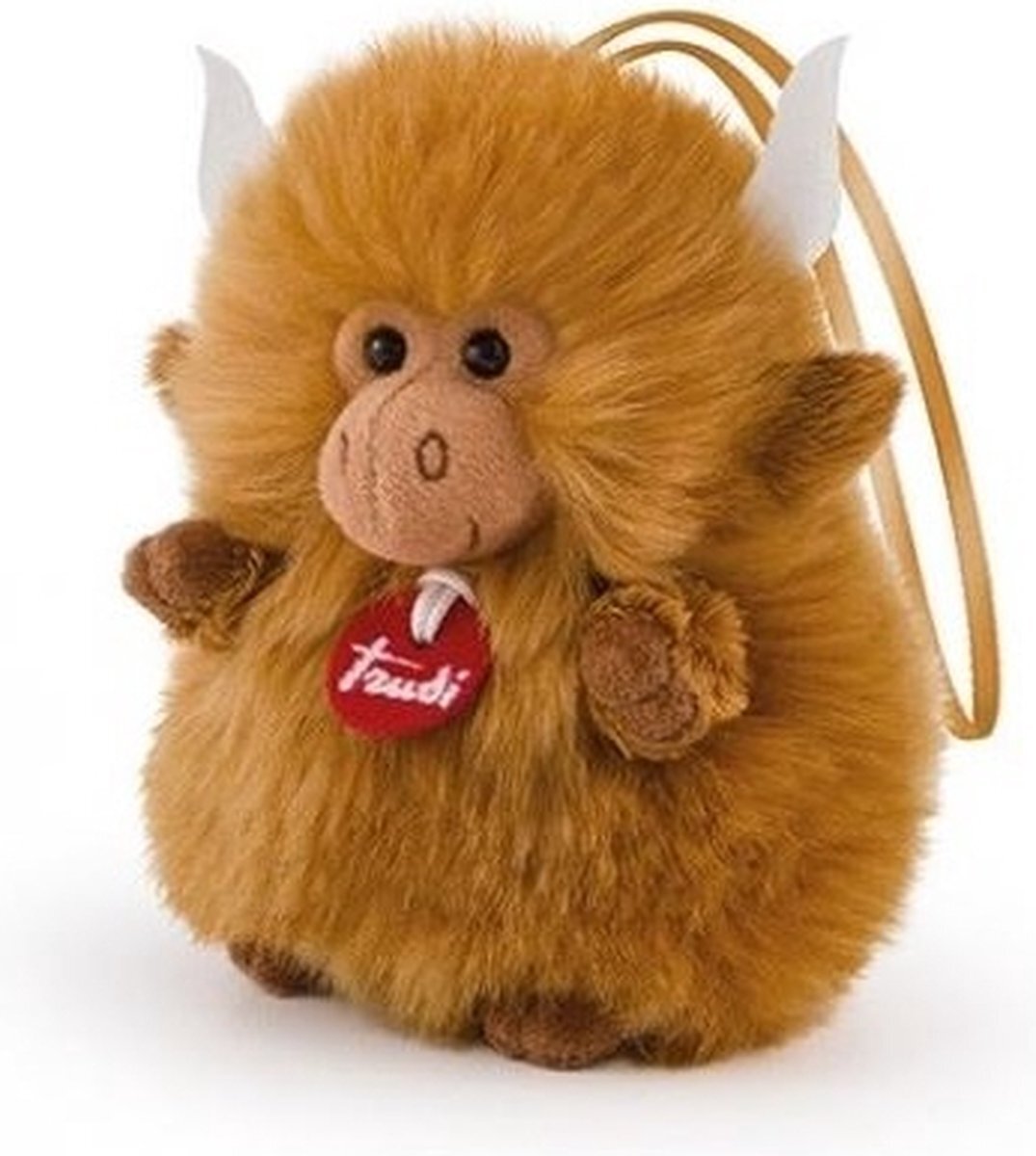 Trudi Knuffel Charm Yak 10 Cm Bruin Maat Xxs