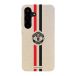 Fibriva™ Coque de Téléphone Officielle Manchester United – Rayures Verticales et Blason