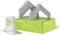 Alberts 846589 hoekverbinder | sendzimir verzinkt | 90 x 90 x 65 mm | set van 25