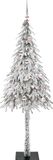 vidaXL Kerstboom met 150 LED-lampjes, wit, 150 cm