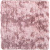 vidaXL Hoogpolig vloerkleed NAVARRA 120x120 cm polyester stoffig roze