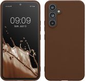 kwmobile telefoonhoesje geschikt voor Samsung Galaxy A54 5G - Hoesje voor smartphone - Back cover in chocoladebruin