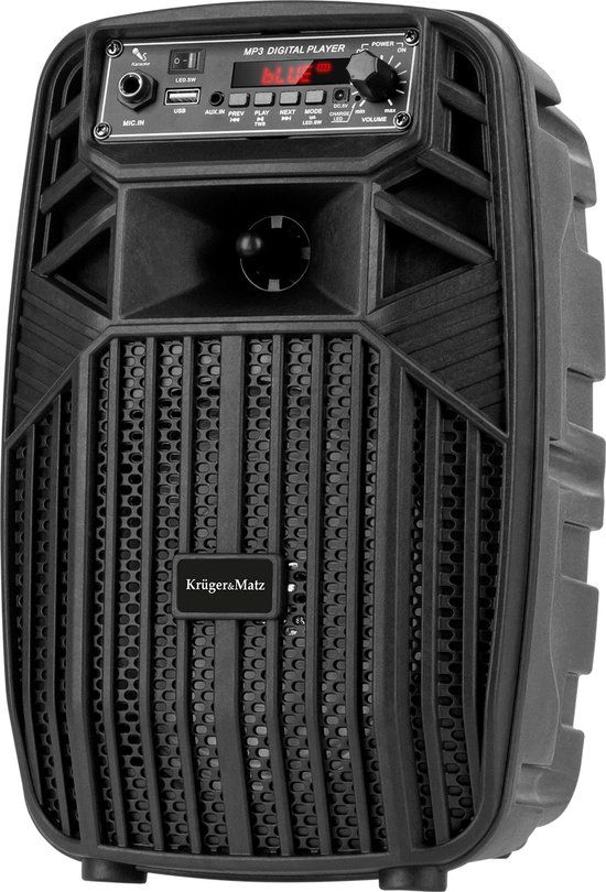 Krüger&Matz Music Box Mini - Draagbare Bluetooth Speaker - 10 W - AUX en USB Ingang