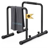 Parallettes calisthenics - Barre de traction - Poignées antidérapantes - Jusqu'à 150 kg - Pour intérieur et extérieur