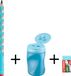 STABILO EASYgraph - Ergonomisch Grafietpotlood - Rechtshandig - Met Extra Dikke 3.15 mm Kern - Potlood + Slijper + Gom - School Set