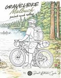 Gravelbike & Bikepacking Malbuch: Entspannende Motive für Radreise-Fans