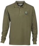 Polo à manches longues kaki 4XL
