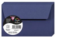 Clairefontaine 5641C - Pakket van 20 Zelfklevende Enveloppen 9x14cm 120g Blauw