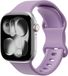 Selected by GSMpunt.nl SBG Siliconen Bandje Geschikt voor Apple Watch 1/2/3/4/5/6/7/8/9/10/11/SE/Ultra - 49/46/45/44/42MM - Horlogebandje Paars