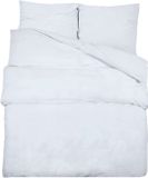 vidaXL Dekbedovertrekset 200x200 cm Microvezel Wit