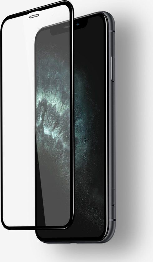 ELEMAX Iphone Xs Max Screenprotector 3d Zwart