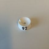 KlikA MB wit/zwart 92 voor op kledinghanger
